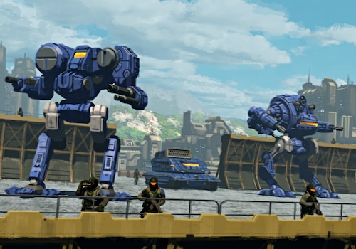 Meks on patrol